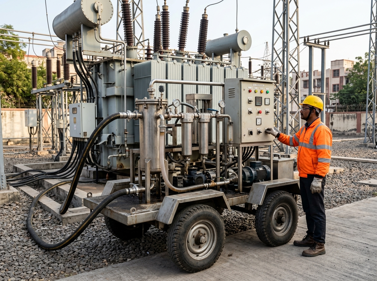 Transformer Oil Filtration Machine