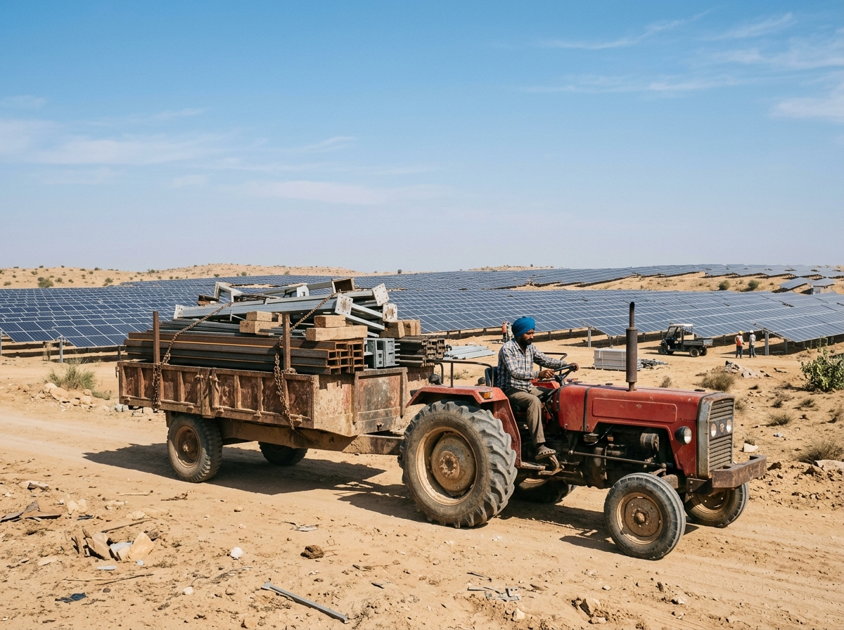 Tractors with Trolleys